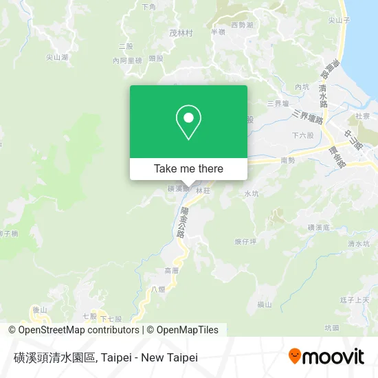 磺溪頭清水園區地圖