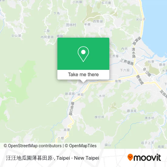 汪汪地瓜園薄暮田原- map
