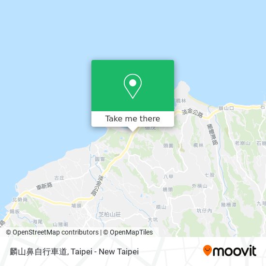 麟山鼻自行車道 map