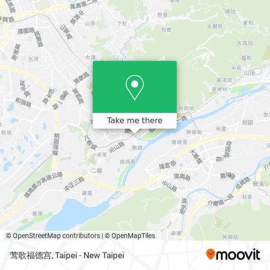 莺歌福德宫 map
