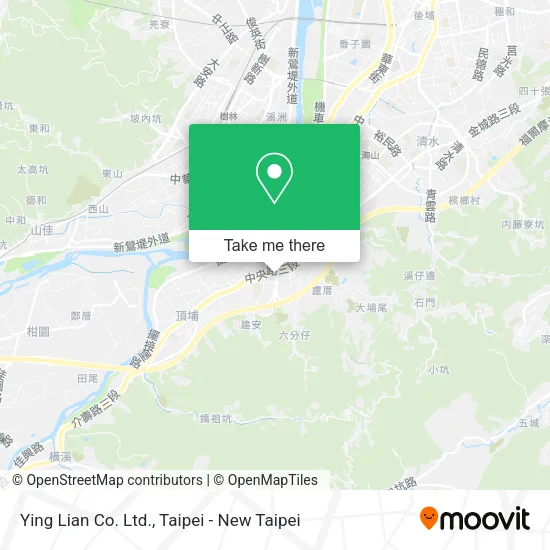 Ying Lian Co. Ltd. map