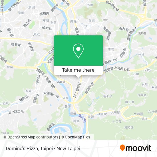 Domino's Pizza map