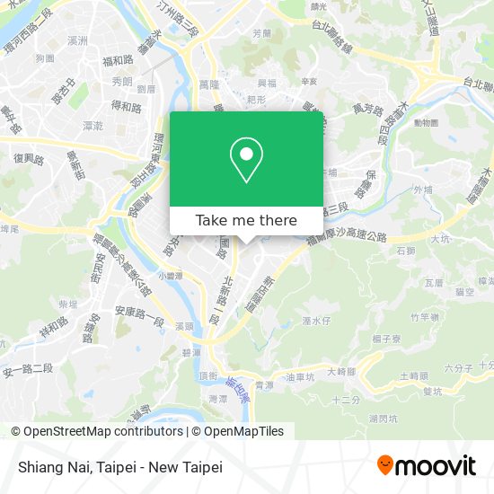 Shiang Nai map