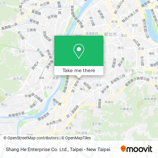 Shang He Enterprise Co. Ltd. map