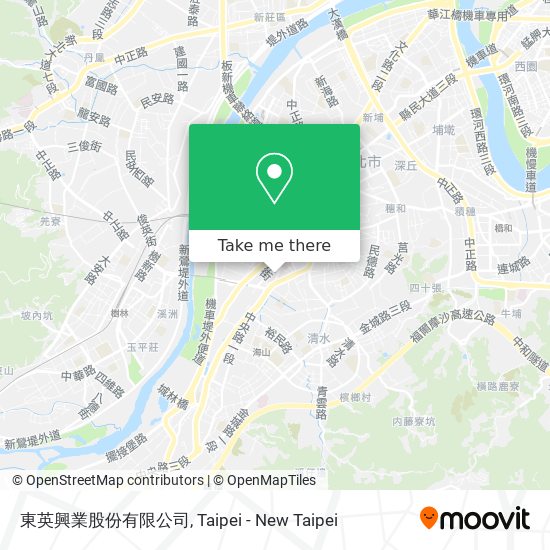 東英興業股份有限公司地圖