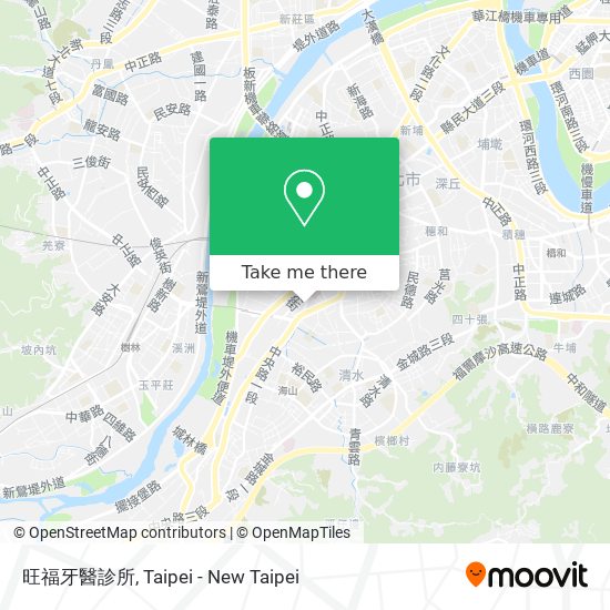 旺福牙醫診所 map