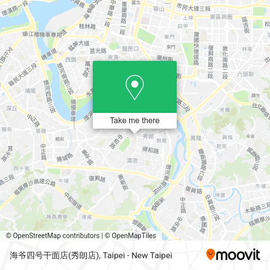 海爷四号干面店(秀朗店)地圖