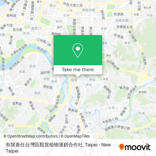 有限責任台灣區觀賞植物運銷合作社 map