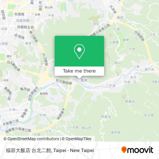 福容大飯店 台北二館 map