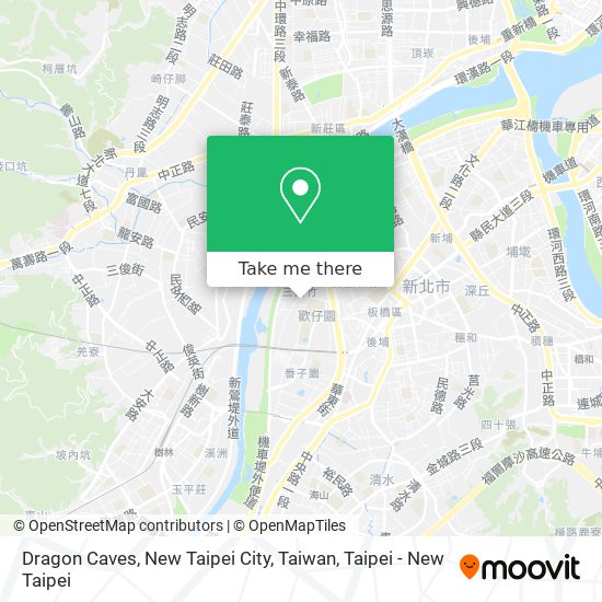 Dragon Caves, New Taipei City, Taiwan map