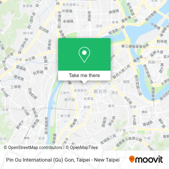 Pin Ou International (Gu) Gon map