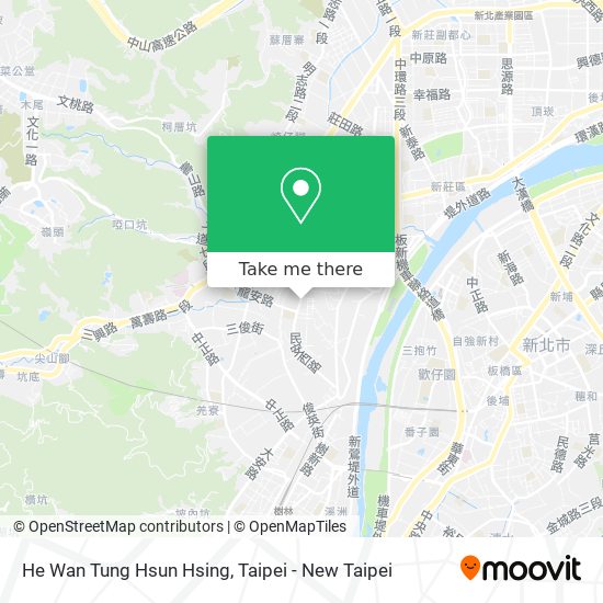 He Wan Tung Hsun Hsing map