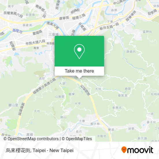 烏來櫻花街地圖