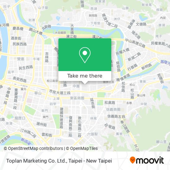 Toplan Marketing Co. Ltd. map