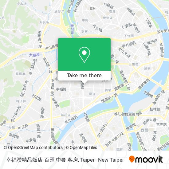 幸福讚精品飯店-百匯 中餐 客房 map
