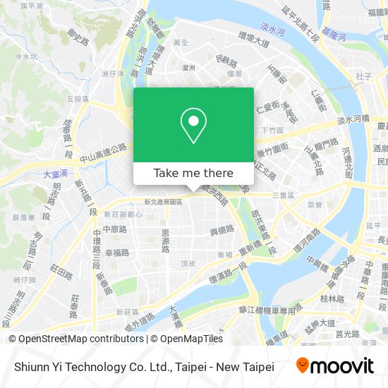 Shiunn Yi Technology Co. Ltd. map