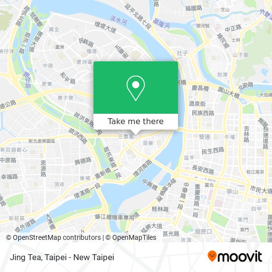 Jing Tea map