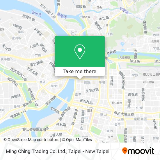 Ming Ching Trading Co. Ltd. map