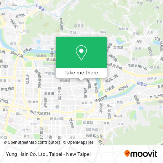 Yung Hsin Co. Ltd. map