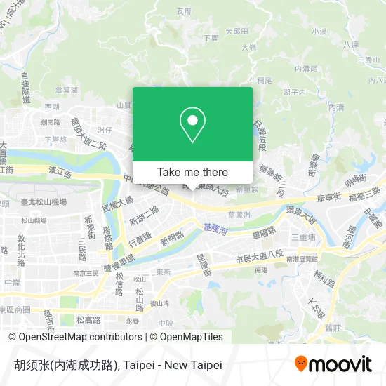 胡须张(内湖成功路)地圖