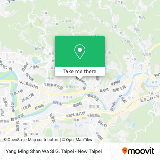 Yang Ming Shan Wa Si G map