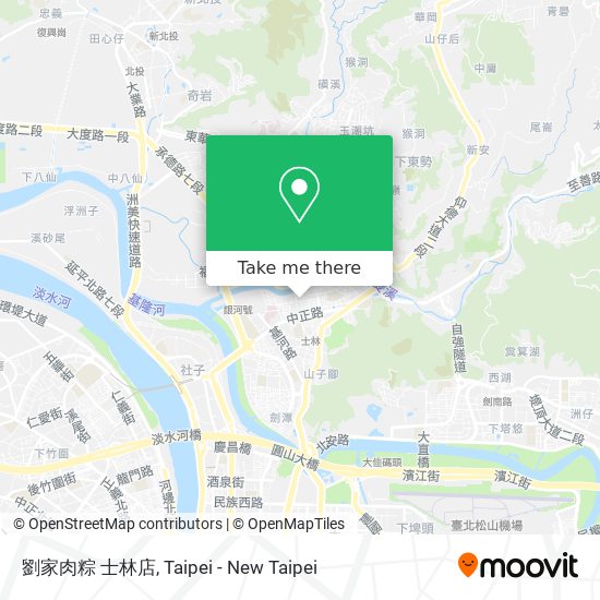 劉家肉粽 士林店地圖