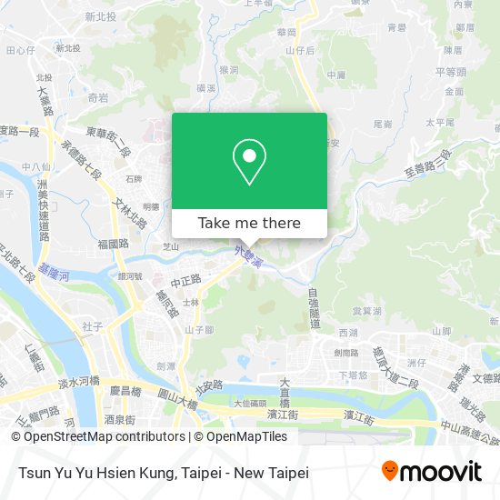 Tsun Yu Yu Hsien Kung map
