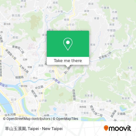 草山玉溪園地圖