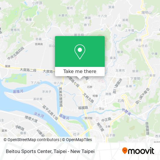 Beitou Sports Center map