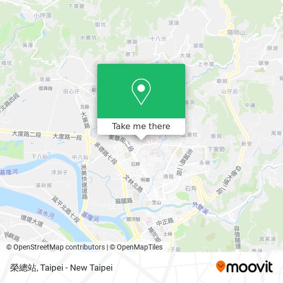 榮總站地圖