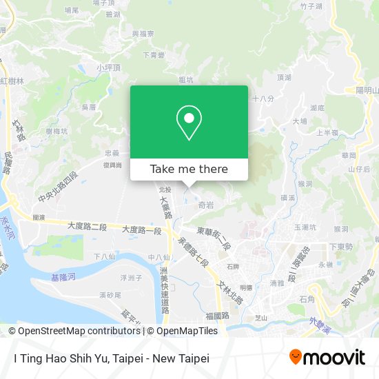 I Ting Hao Shih Yu map