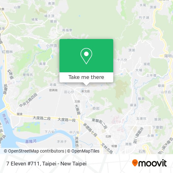 7 Eleven #711 map