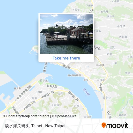 淡水海关码头 map