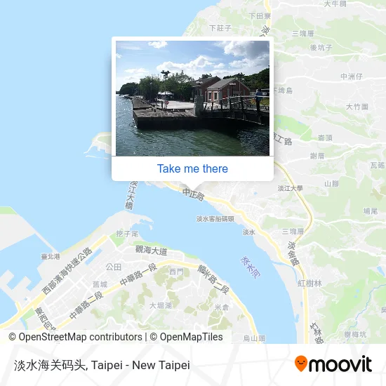 淡水海关码头 map
