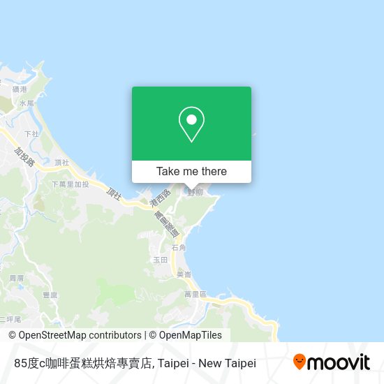 85度c咖啡蛋糕烘焙專賣店地圖