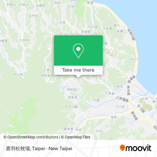 鹿羽松牧場 map