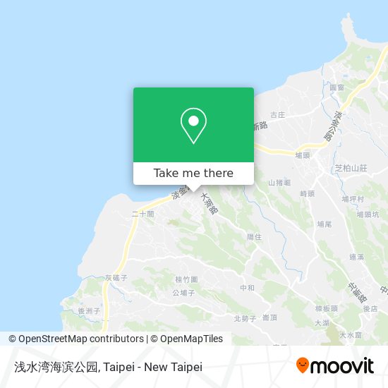浅水湾海滨公园 map