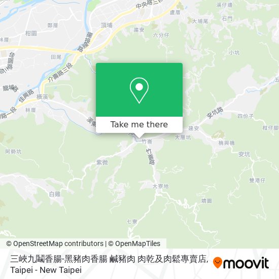 三峽九鬮香腸-黑豬肉香腸 鹹豬肉 肉乾及肉鬆專賣店 map