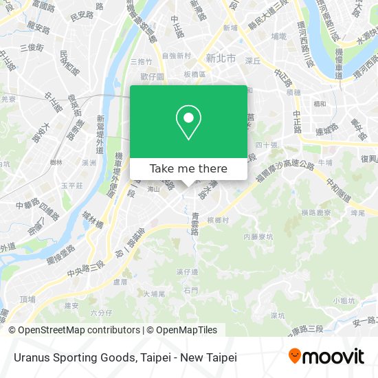 Uranus Sporting Goods map