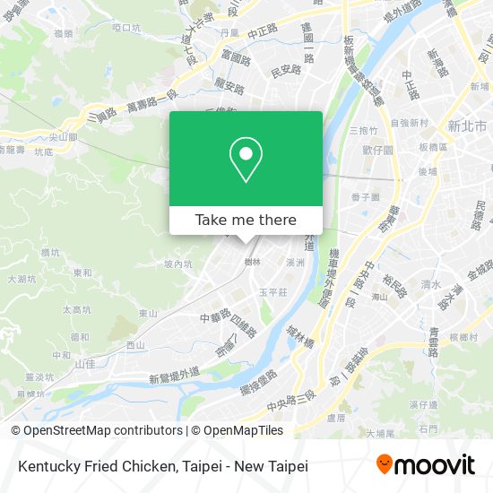 Kentucky Fried Chicken map