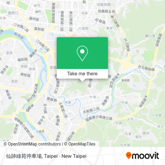 仙跡綠苑停車場地圖
