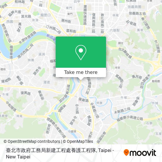 臺北市政府工務局新建工程處養護工程隊 map