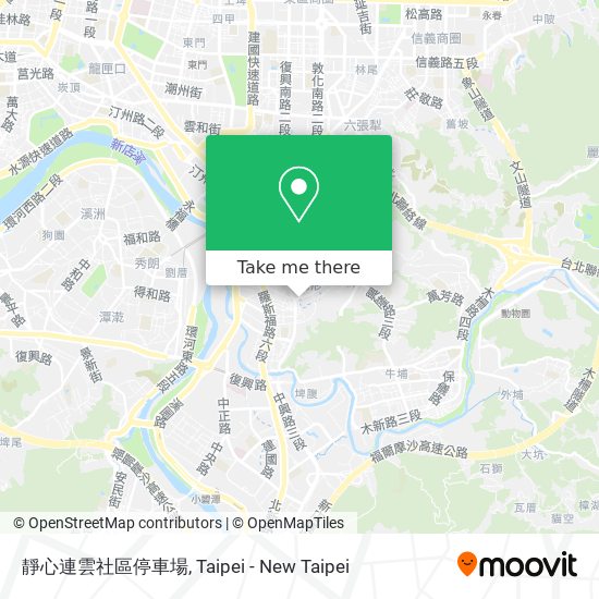 靜心連雲社區停車場 map