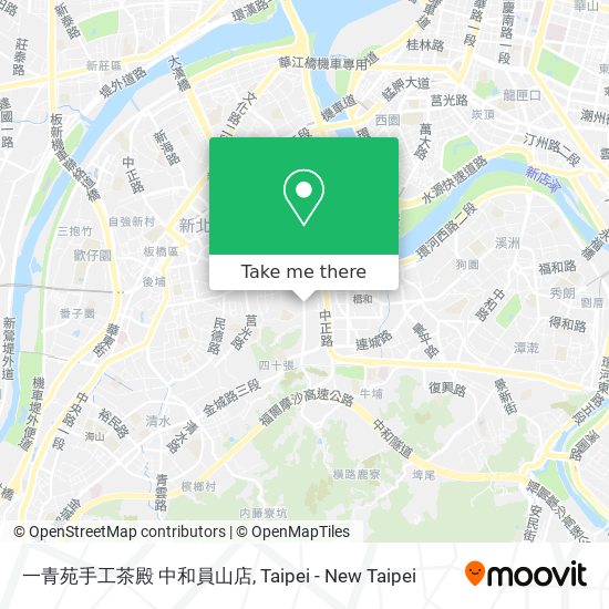 一青苑手工茶殿 中和員山店 map