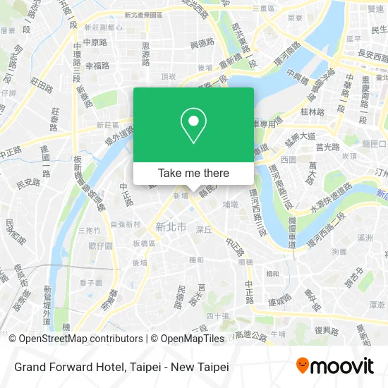 Grand Forward Hotel地圖