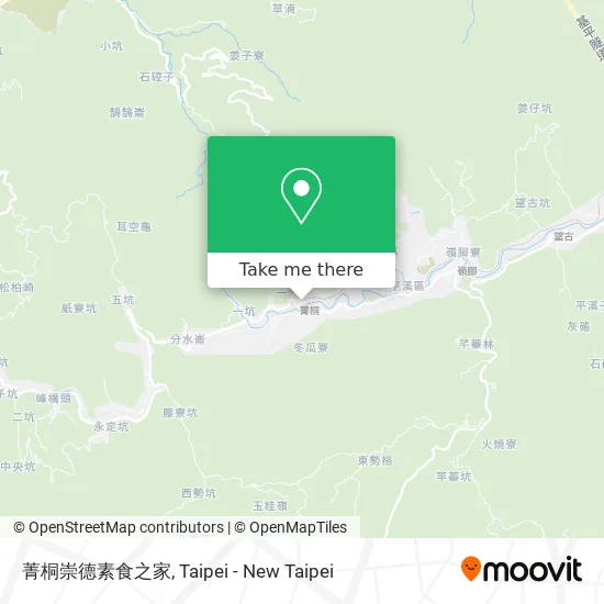 菁桐崇德素食之家 map
