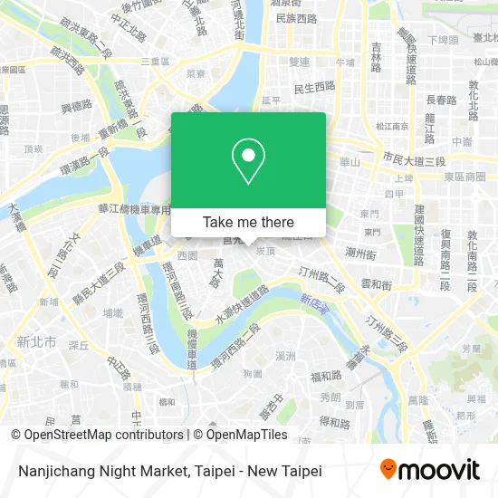 Nanjichang Night Market map