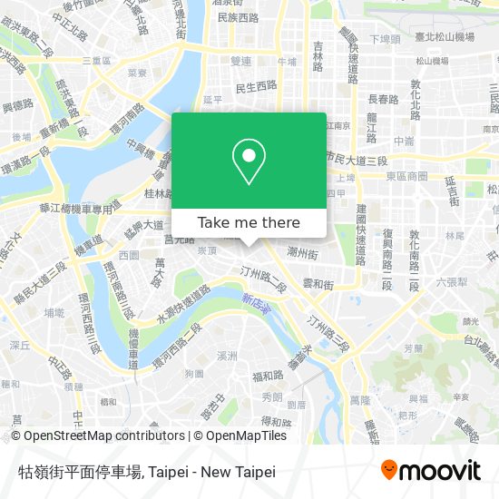 牯嶺街平面停車場 map