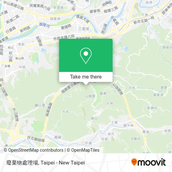 廢棄物處理場地圖