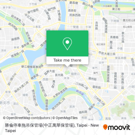 勝倫停車拖吊保管場(中正萬華保管場) map
